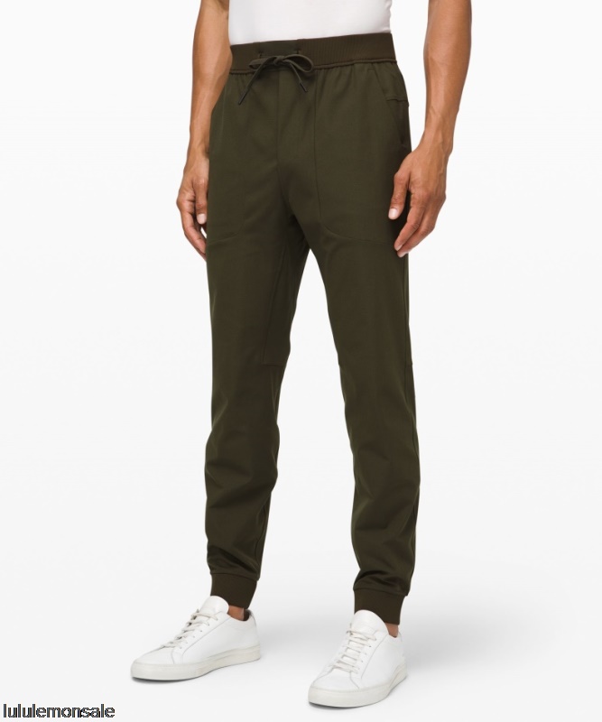 Lululemon Deutschland DELULU692 | Dark Olive Abc Jogger Warpstreme